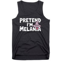 Pretend IM Melania Easy Halloween Costume Trump 2024 Tank Top