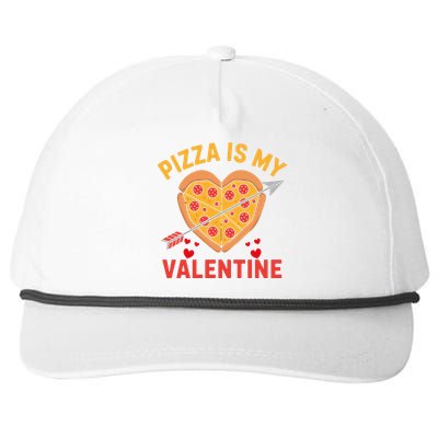 Pizza Is My Valentine Funny ValentineS Day Boy Girl Snapback Five-Panel Rope Hat