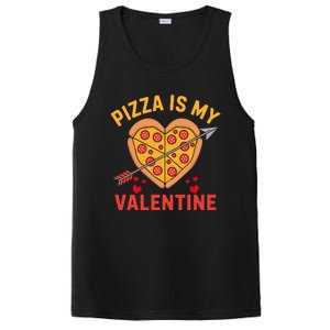 Pizza Is My Valentine Funny ValentineS Day Boy Girl PosiCharge Competitor Tank