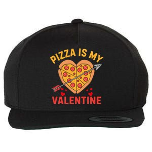 Pizza Is My Valentine Funny ValentineS Day Boy Girl Wool Snapback Cap