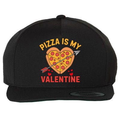 Pizza Is My Valentine Funny ValentineS Day Boy Girl Wool Snapback Cap