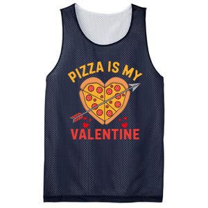 Pizza Is My Valentine Funny ValentineS Day Boy Girl Mesh Reversible Basketball Jersey Tank