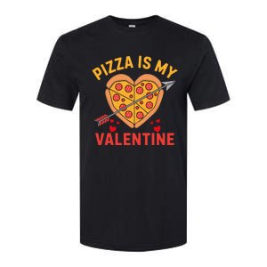 Pizza Is My Valentine Funny ValentineS Day Boy Girl Softstyle CVC T-Shirt