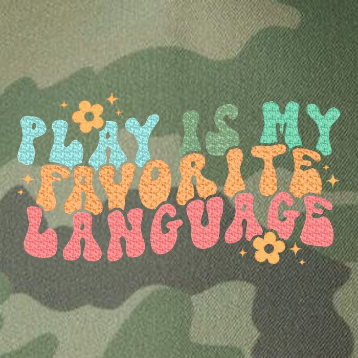 Play Is My Favorite Language Slp Medical Flowers Retro Wavy Legacy Tie Dye Trucker Hat