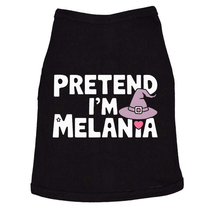 Pretend IM Melania Easy Halloween Costume Doggie Tank