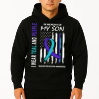 Parents In Memory Of Son Suicide Awareness Prevention Flag Hoodie