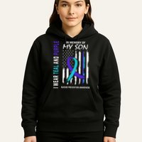 Parents In Memory Of Son Suicide Awareness Prevention Flag Hoodie