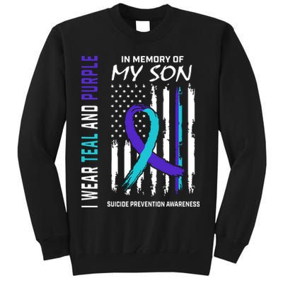 Parents In Memory Of Son Suicide Awareness Prevention Flag Sweatshirt