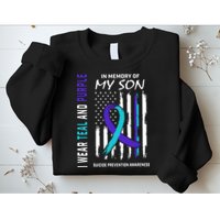 Parents In Memory Of Son Suicide Awareness Prevention Flag Sweatshirt