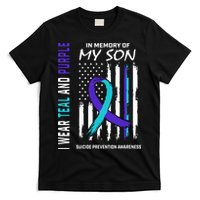 Parents In Memory Of Son Suicide Awareness Prevention Flag T-Shirt