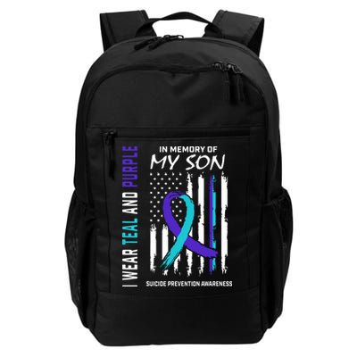 Parents In Memory Of Son Suicide Awareness Prevention Flag Backpack