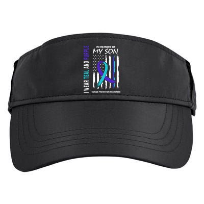 Parents In Memory Of Son Suicide Awareness Prevention Flag Adult Drive Performance Visor