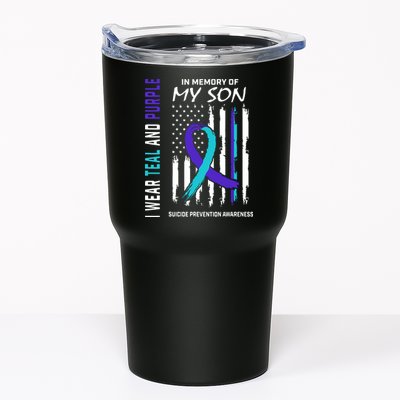 Parents In Memory Of Son Suicide Awareness Prevention Flag Tumbler