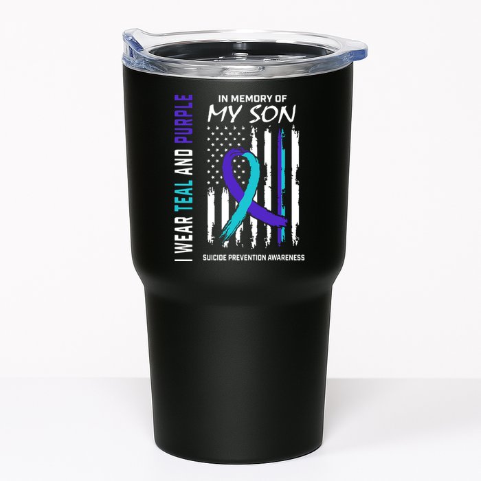 Parents In Memory Of Son Suicide Awareness Prevention Flag Tumbler