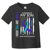 Parents In Memory Of Son Suicide Awareness Prevention Flag Toddler T-Shirt
