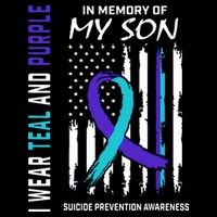 Parents In Memory Of Son Suicide Awareness Prevention Flag Toddler T-Shirt