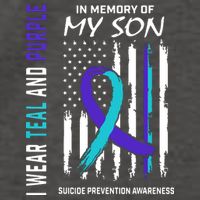 Parents In Memory Of Son Suicide Awareness Prevention Flag Vector Backpack