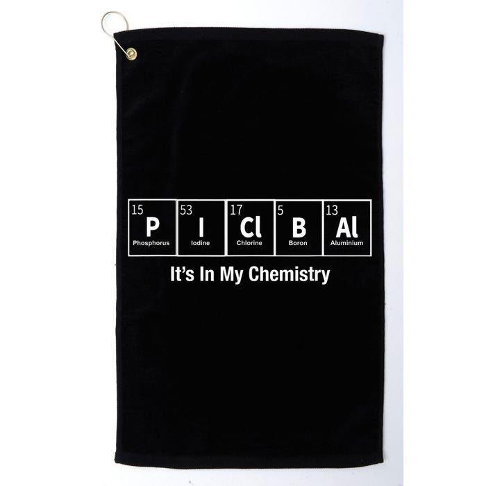Pickleball In My Chemistry Funny Golf Towel