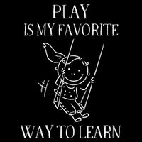 Play Is My Favorite Way To Learn Child Life Specialist Occupational Therapist Sustainable Bucket Hat