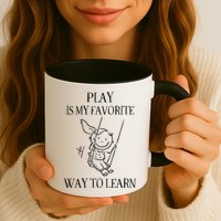Play Is My Favorite Way To Learn Child Life Specialist Occupational Therapist Mug