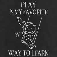 Play Is My Favorite Way To Learn Child Life Specialist Occupational Therapist 25L Jumbo Tote