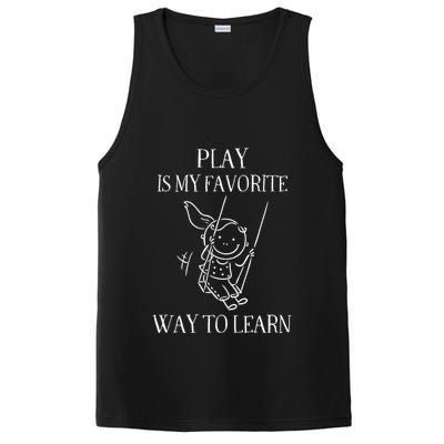 Play Is My Favorite Way To Learn Child Life Specialist Occupational Therapist PosiCharge Competitor Tank