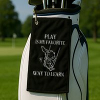 Play Is My Favorite Way To Learn Child Life Specialist Occupational Therapist Golf Towel