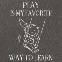 Play Is My Favorite Way To Learn Child Life Specialist Occupational Therapist Cotton Canvas Backpack