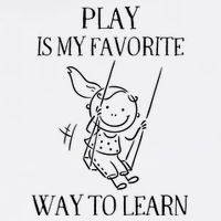 Play Is My Favorite Way To Learn Child Life Specialist Occupational Therapist Garment-Dyed Sweatshirt
