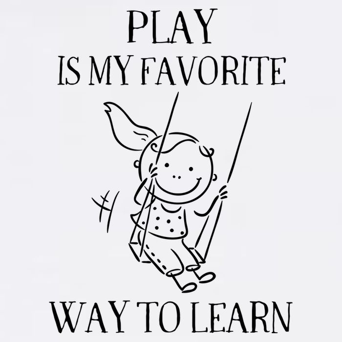 Play Is My Favorite Way To Learn Child Life Specialist Occupational Therapist Garment-Dyed Sweatshirt