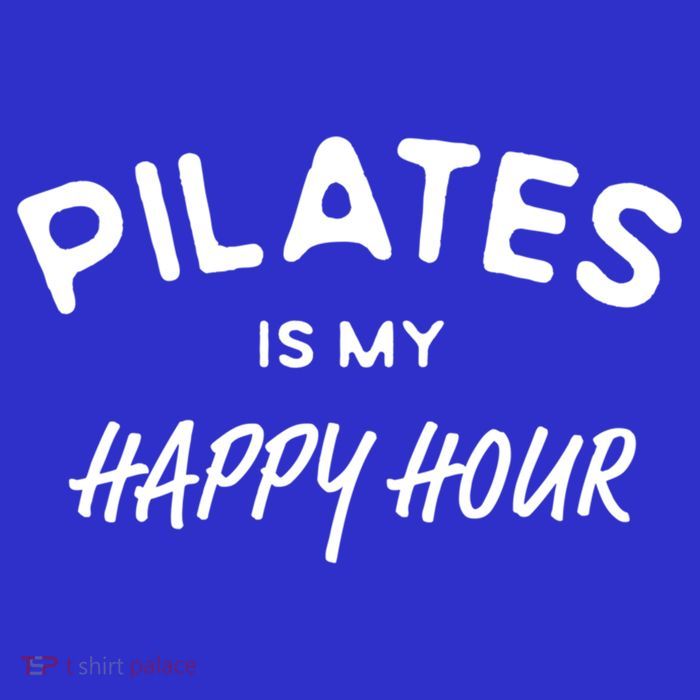 Pilates Is My Happy Hour Funny Pilates Funny Gift Tall T-Shirt