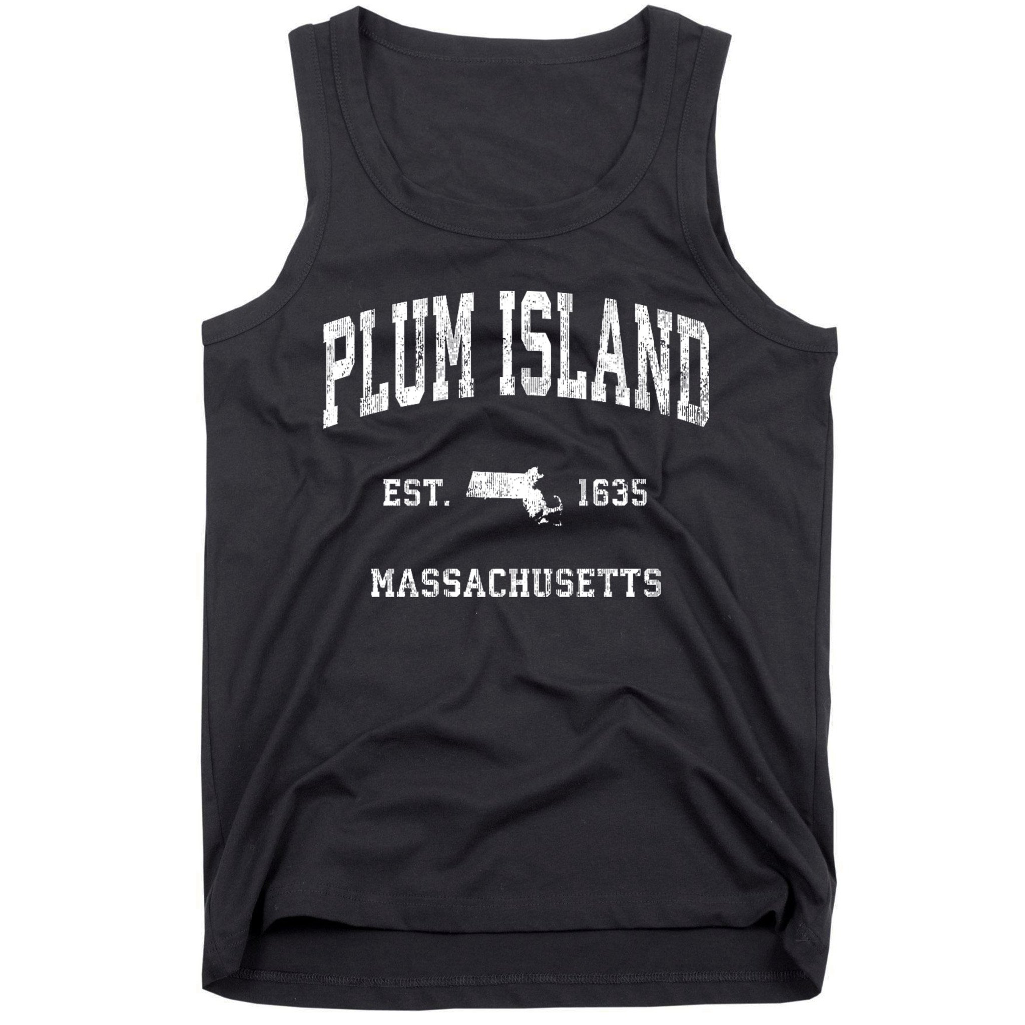 Plum Island Massachusetts Ma Vintage Athletic Tank Top