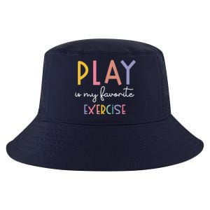 Play Is My Favorite Exercise Cute Pediatric Physical Therapy Cool Comfort Performance Bucket Hat