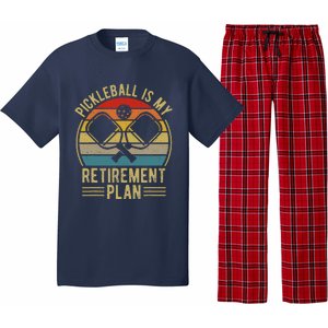 Pickleball Is My Retirement Plan Funny Retirement Pickleball Pajama Set