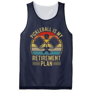 Pickleball Is My Retirement Plan Funny Retirement Pickleball Mesh Reversible Basketball Jersey Tank