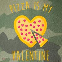 Pizza Is My Valentine Cute Heart Legacy Tie Dye Trucker Hat