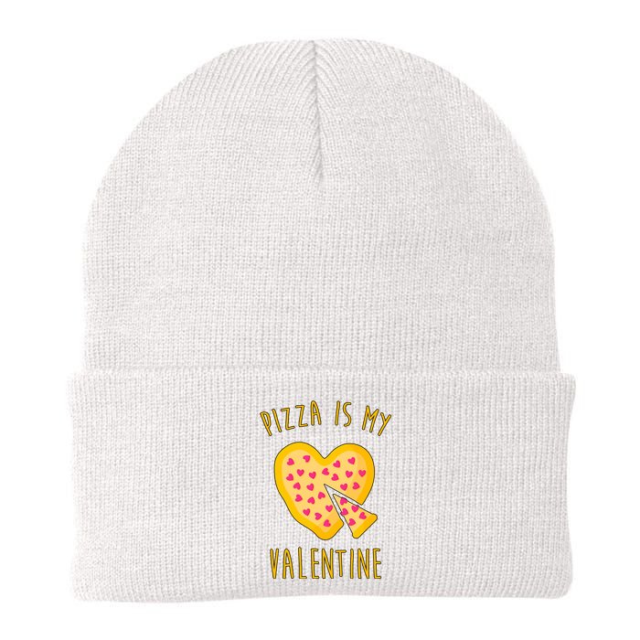 Pizza Is My Valentine Cute Heart Knit Cap Winter Beanie