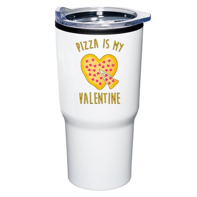 Pizza Is My Valentine Cute Heart Tumbler