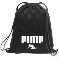 Pimp Logo Sweatshirt Cinch Pack Bag