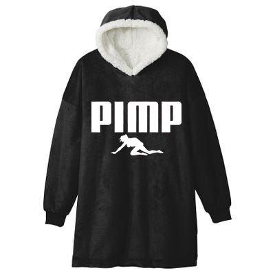 Pimp Logo Hooded Wearable Blanket