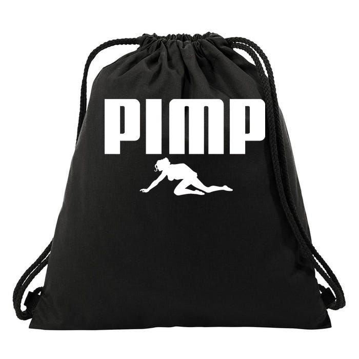 Pimp Logo Drawstring Bag