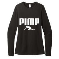 Pimp Logo Womens CVC Long Sleeve Shirt