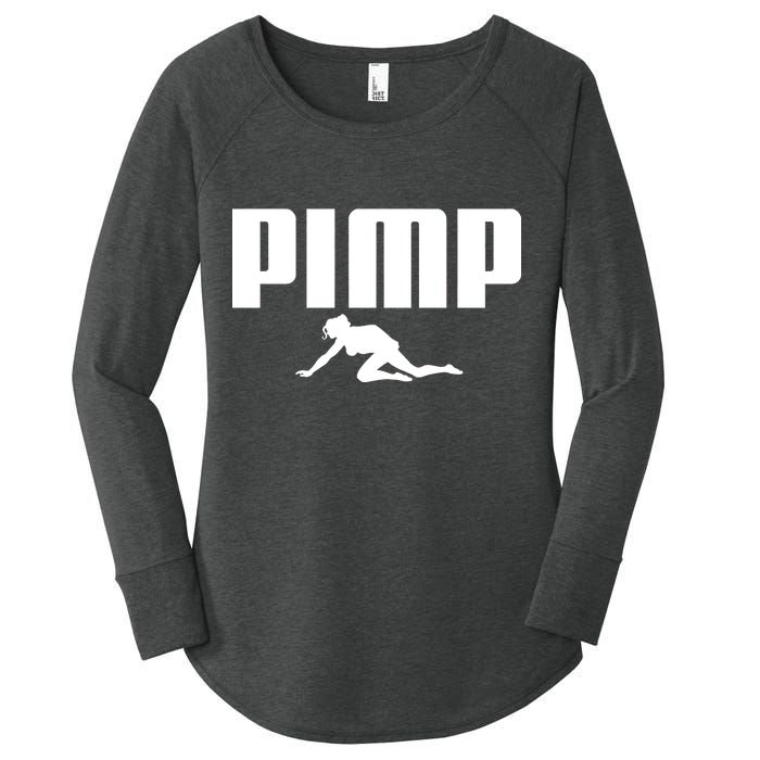 Pimp Logo Women's Perfect Tri Tunic Long Sleeve Shirt