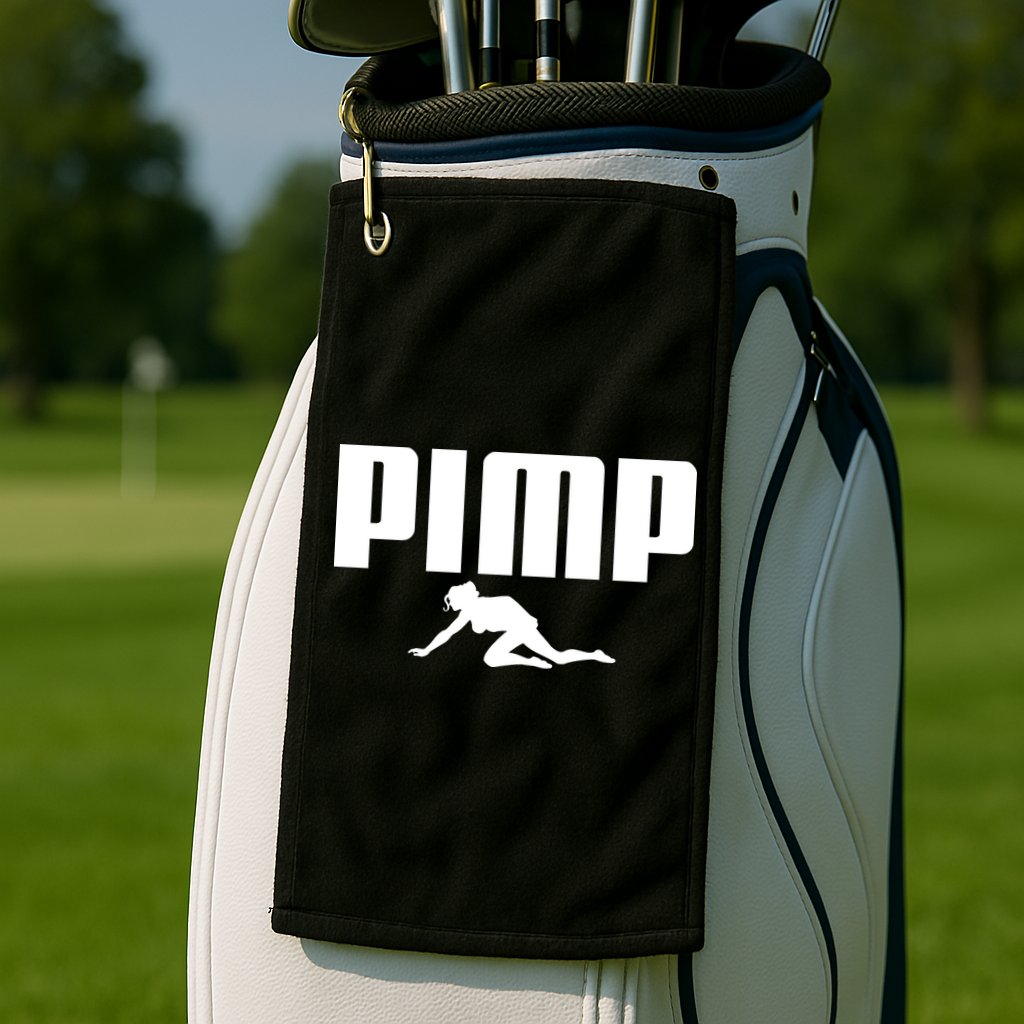 Pimp Logo Golf Towel