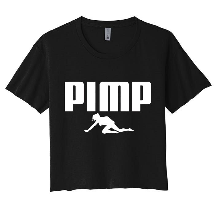 Pimp Logo Women's Crop Top Tee