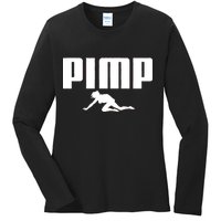 Pimp Logo Ladies Long Sleeve Shirt