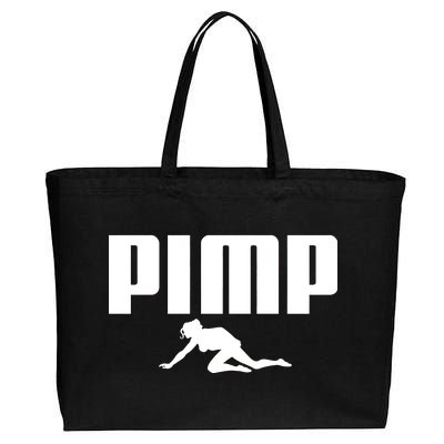 Pimp Logo Cotton Canvas Jumbo Tote