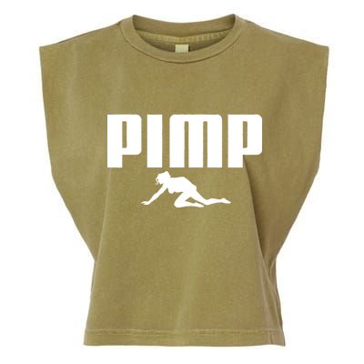 Pimp Logo Garment-Dyed Women's Muscle Tee