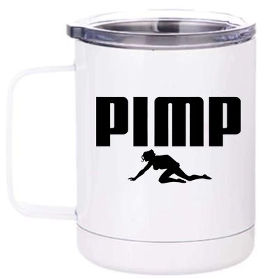 Pimp Logo 12 oz Stainless Steel Tumbler Cup