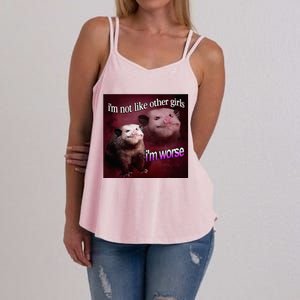 Possum I’M Not Like Other Girl I’M Worse Women's Strappy Tank